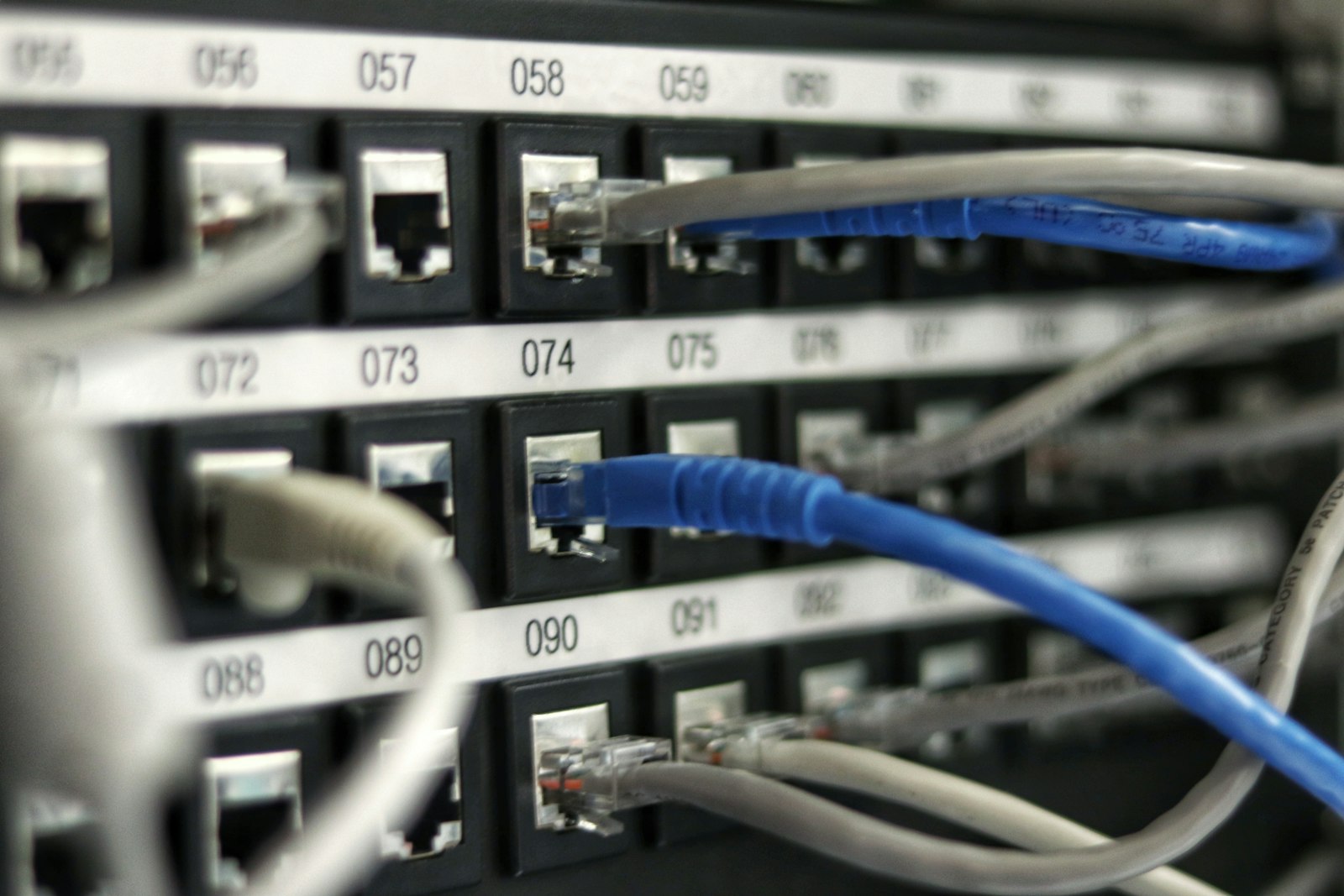 Network patch panel cables